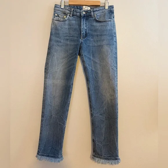 Acne Studios Women's Cropped Jeans - Picture 2 of 7